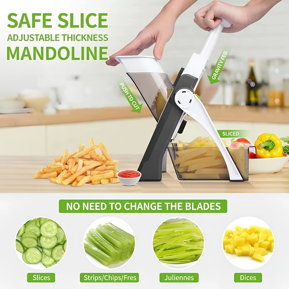 Manual Adjustable Vegetable Slicer