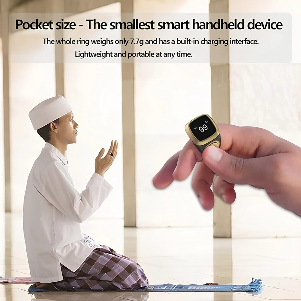 Smart Zikr Tasbeeh Ring